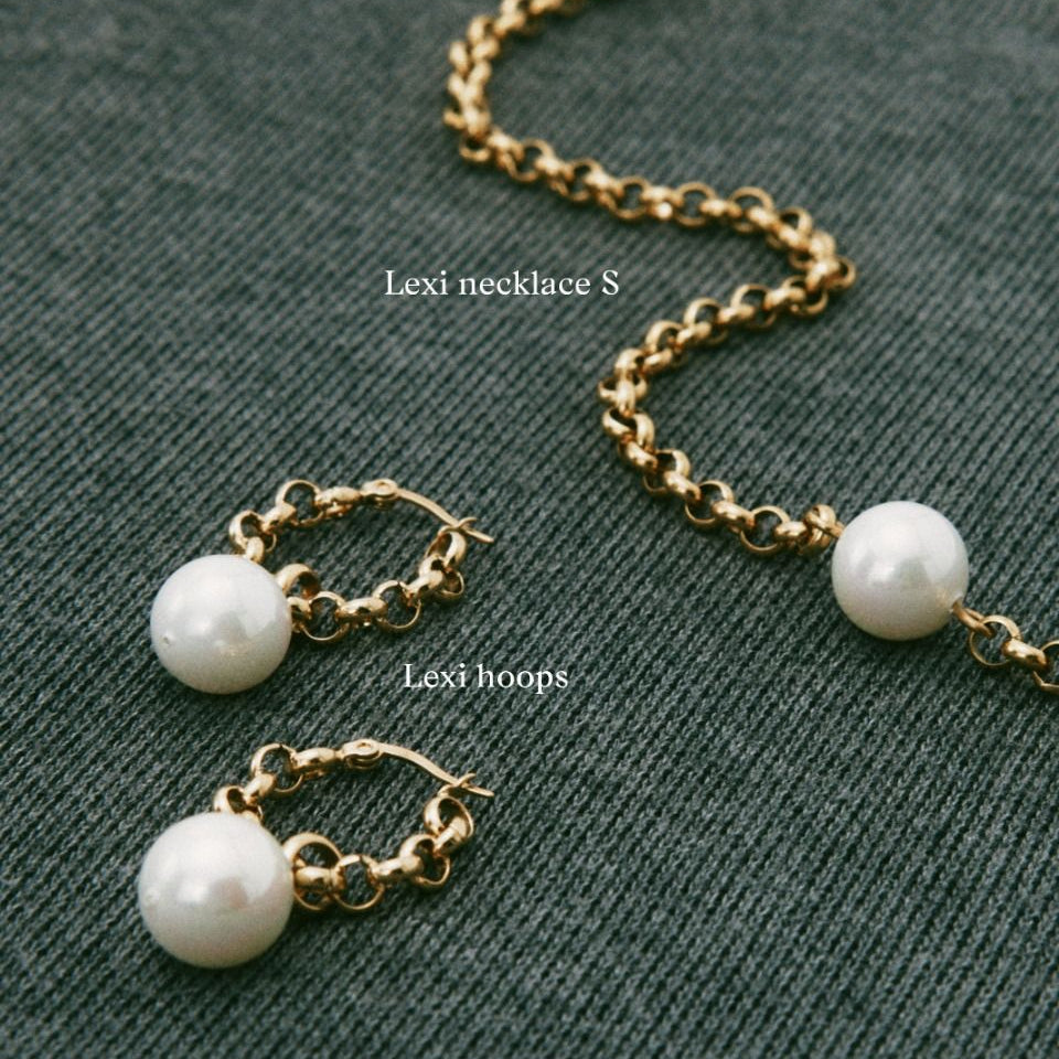 Edblad Kolczyki Lexie Hoops Gold