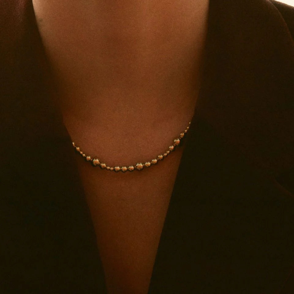 Edblad Naszyjnik Sphere Necklace Multi Gold