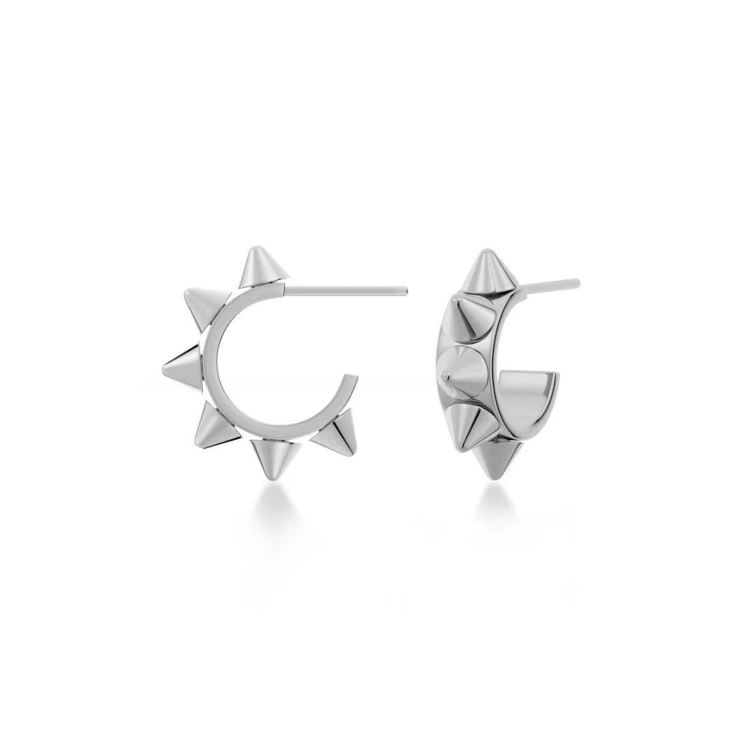 Edblad Kolczyki Peak Creoles Mini Steel