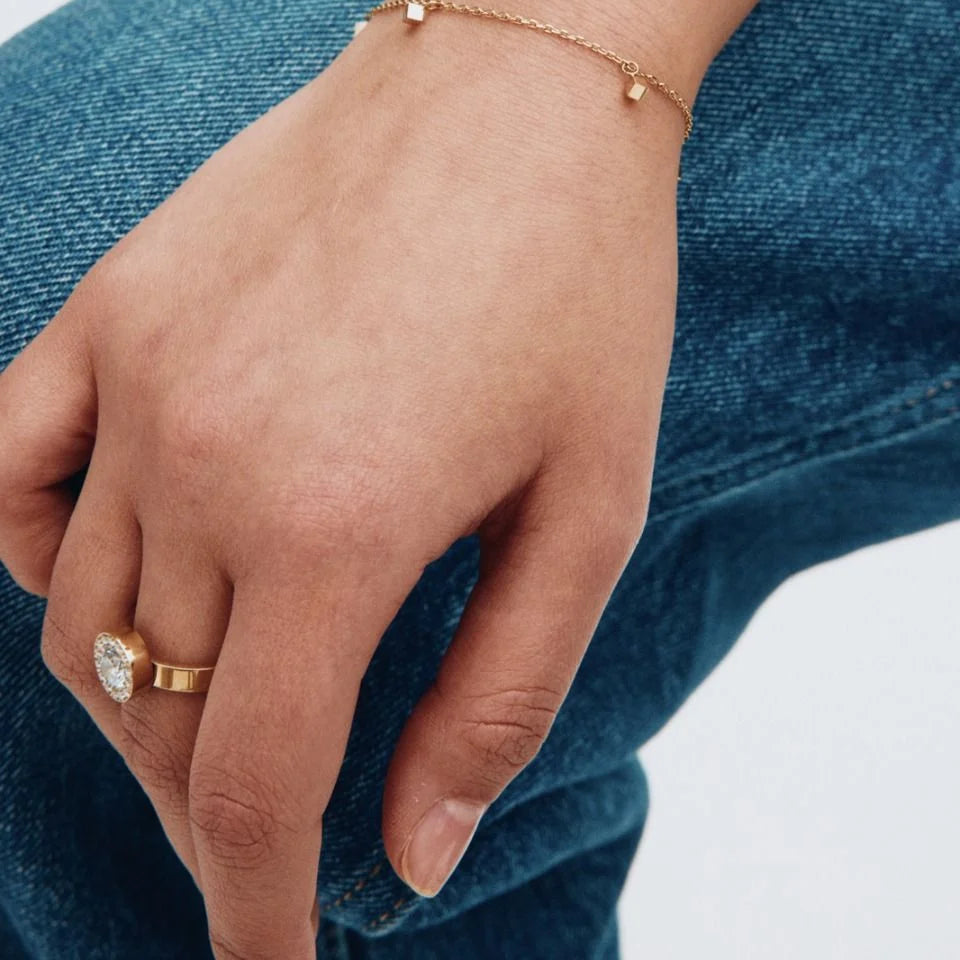 Edblad Pierścionek Thassos Ring Gold