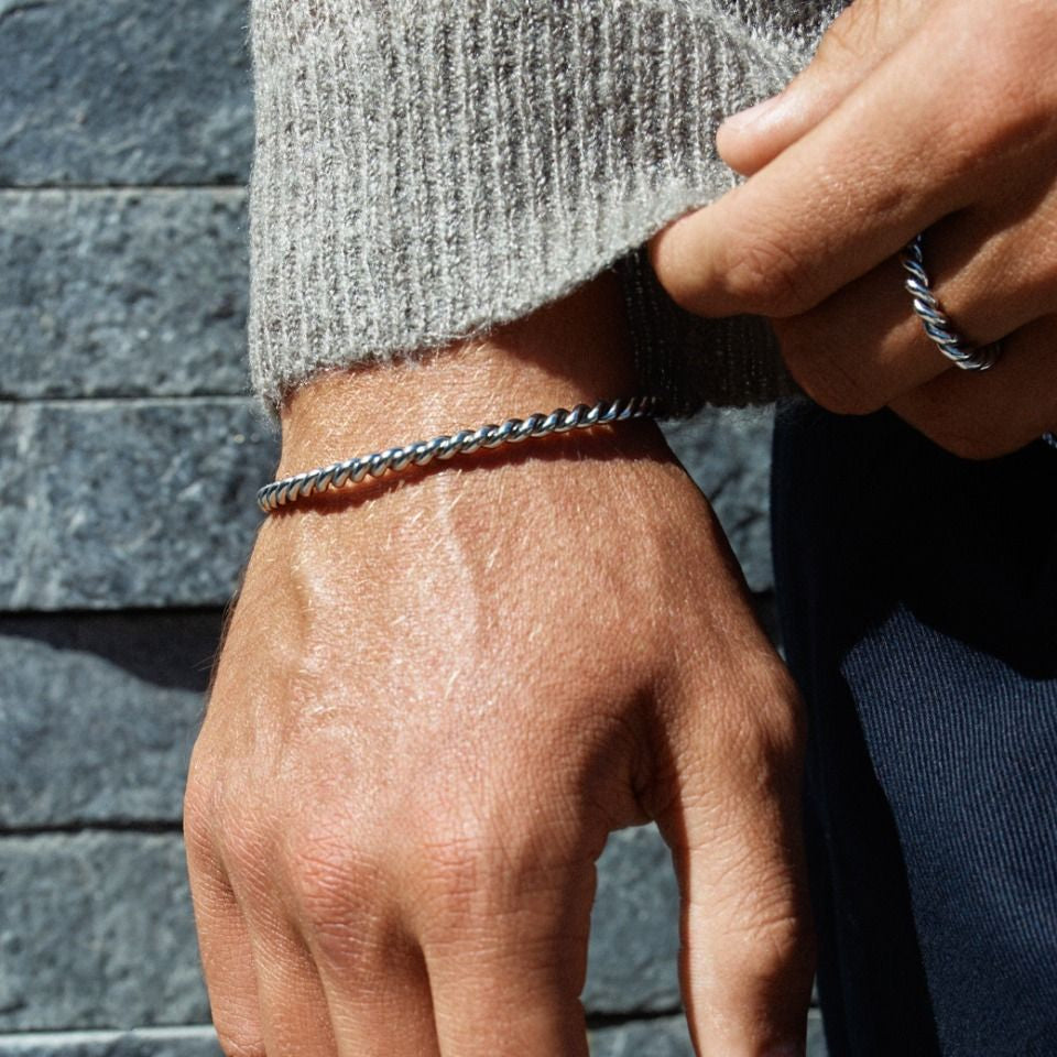 Edblad Bransoletka Twine Bangle Steel