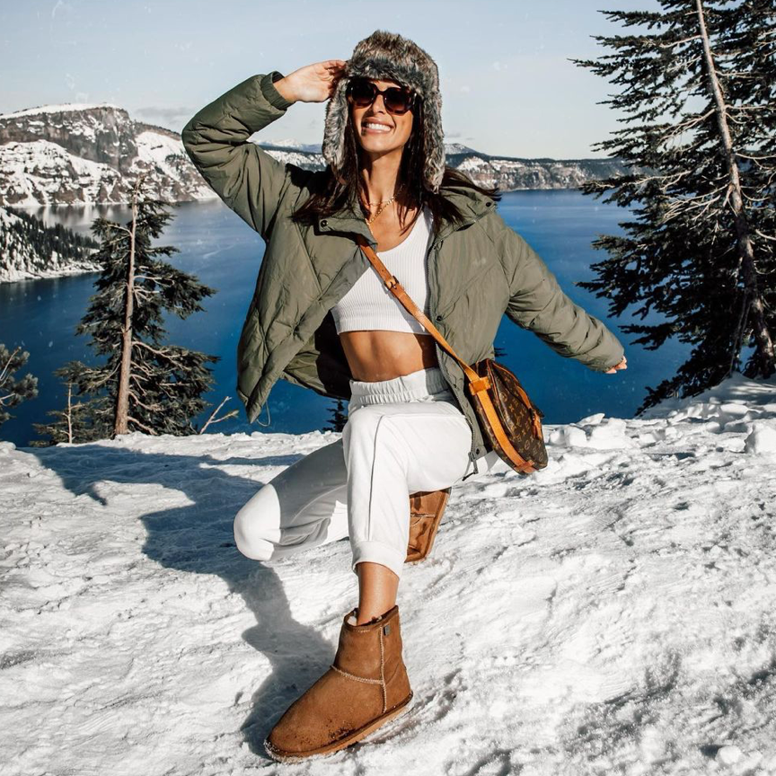 Emu Australia Buty Damskie Platinum Stinger Slim Mini Chestnut Kolor Brązowy