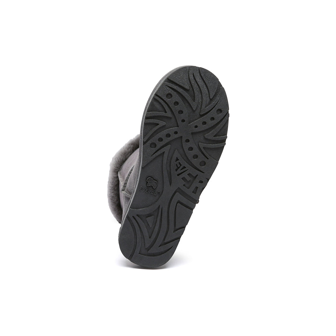 EVERAU Ashy Grey Tall Boots Botki Szare