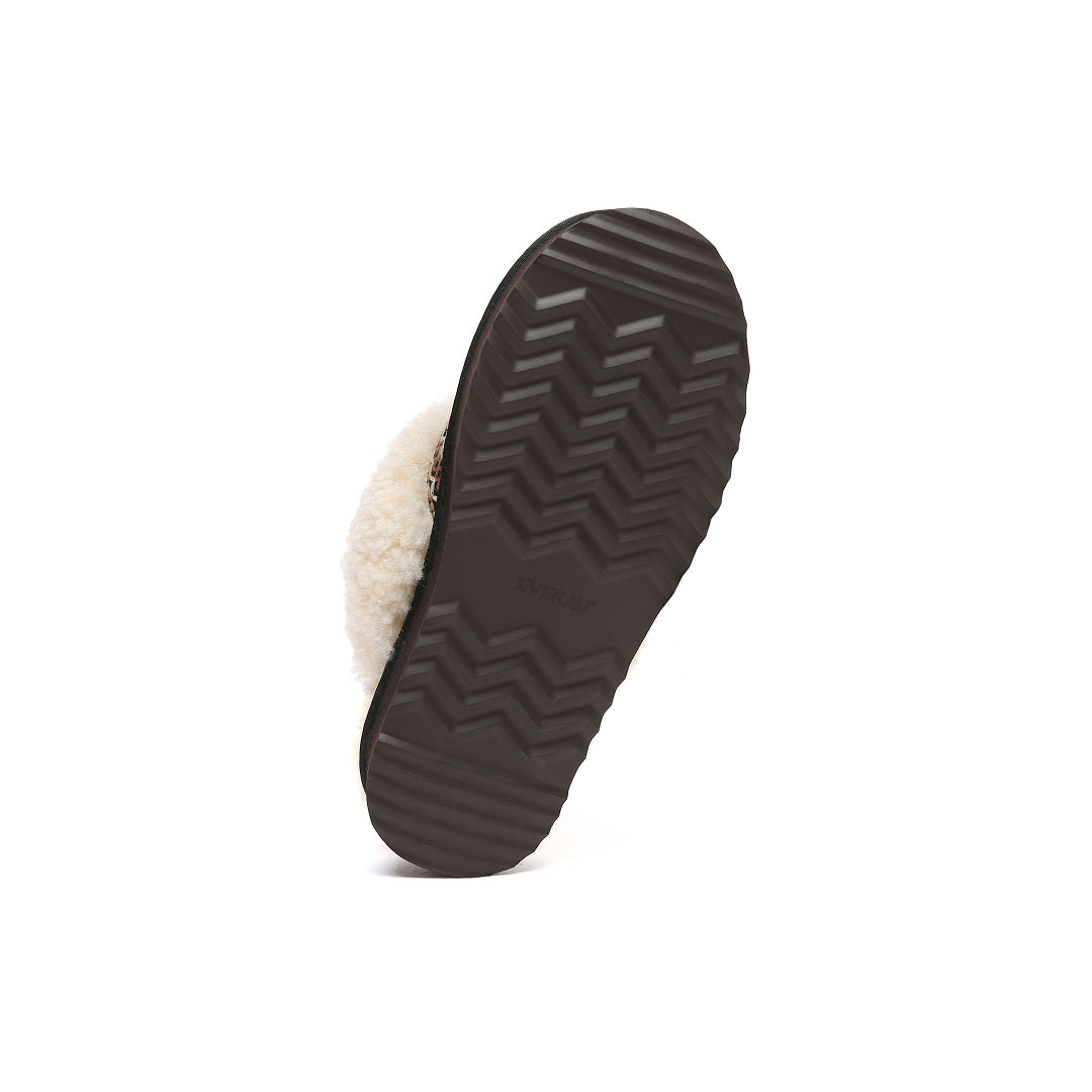 EVERAU Crake Black Platform Slippers Kapcie Czarne