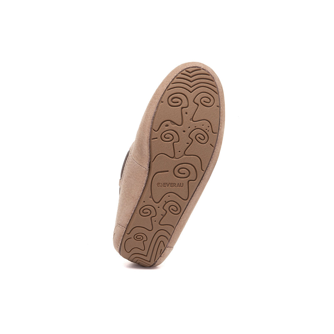 EVERAU Crested Chestnut Leather Loafers Loafersy Brązowe