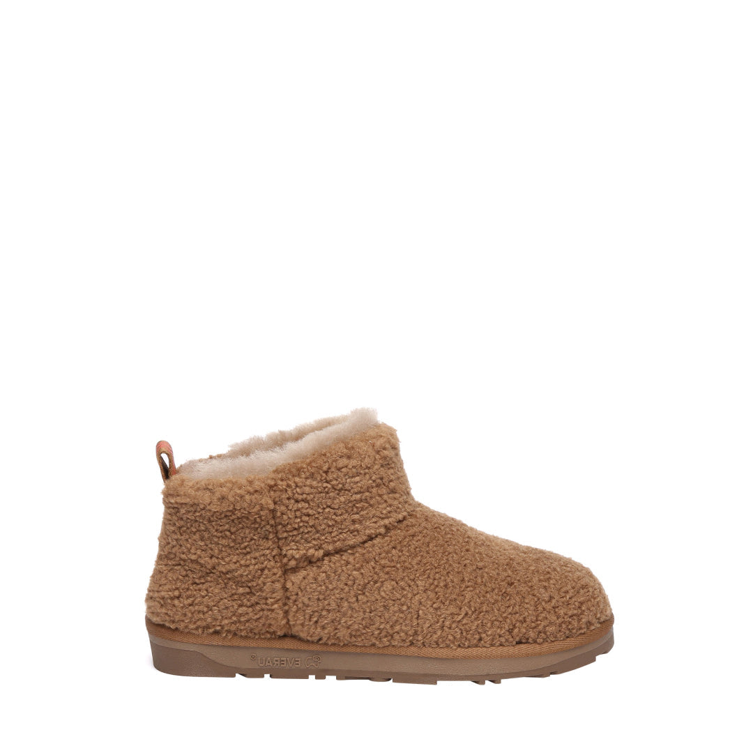EVERAU Dotterel Chestnut Ultra Plush Ankle Boots Botki Brązowe