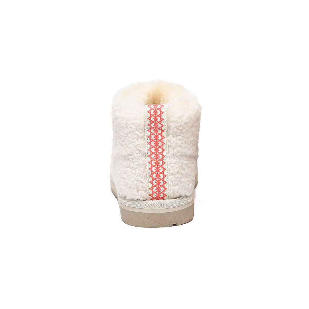 EVERAU Dotterel Sand Ultra Plush Ankle Boots Botki Beżowe