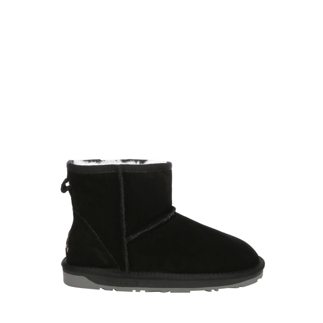 EVERAU Emu Black Mini Classic Boots Botki Czarne