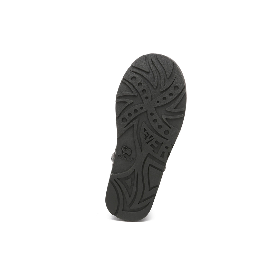 EVERAU Emu Black Mini Classic Boots Botki Czarne