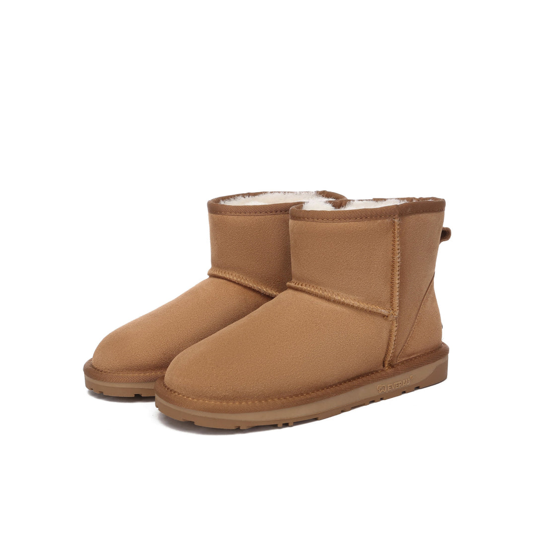 EVERAU Emu Chestnut Mini Classic Boots Botki Brązowe