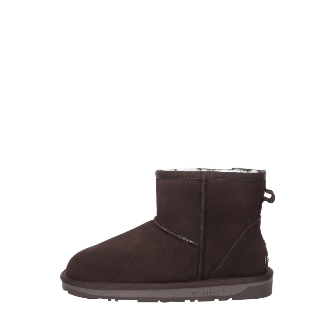 EVERAU Emu Chocolate Mini Classic Boots Botki Brązowe