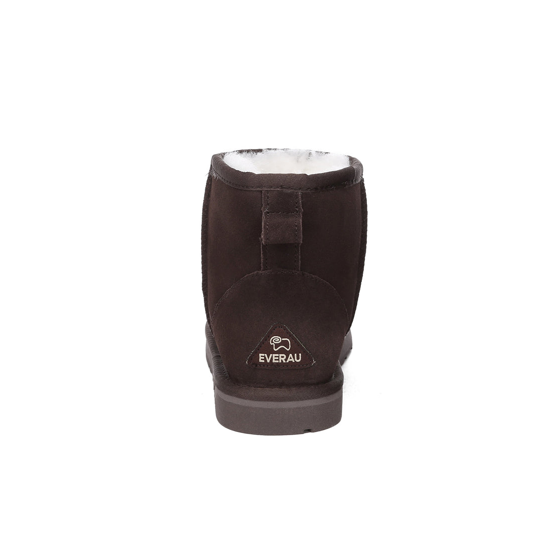 EVERAU Emu Chocolate Mini Classic Boots Botki Czekoladowe