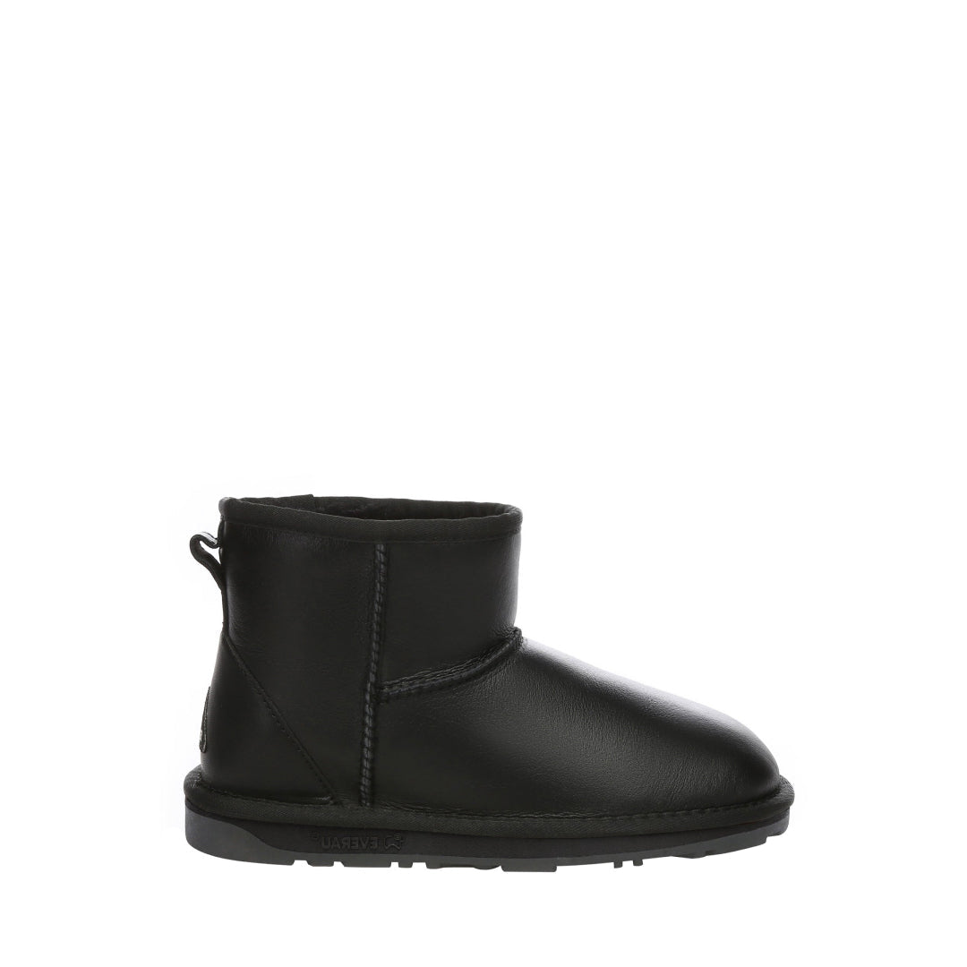EVERAU Emu Nappa Black Mini Classic Boots Botki Czarne