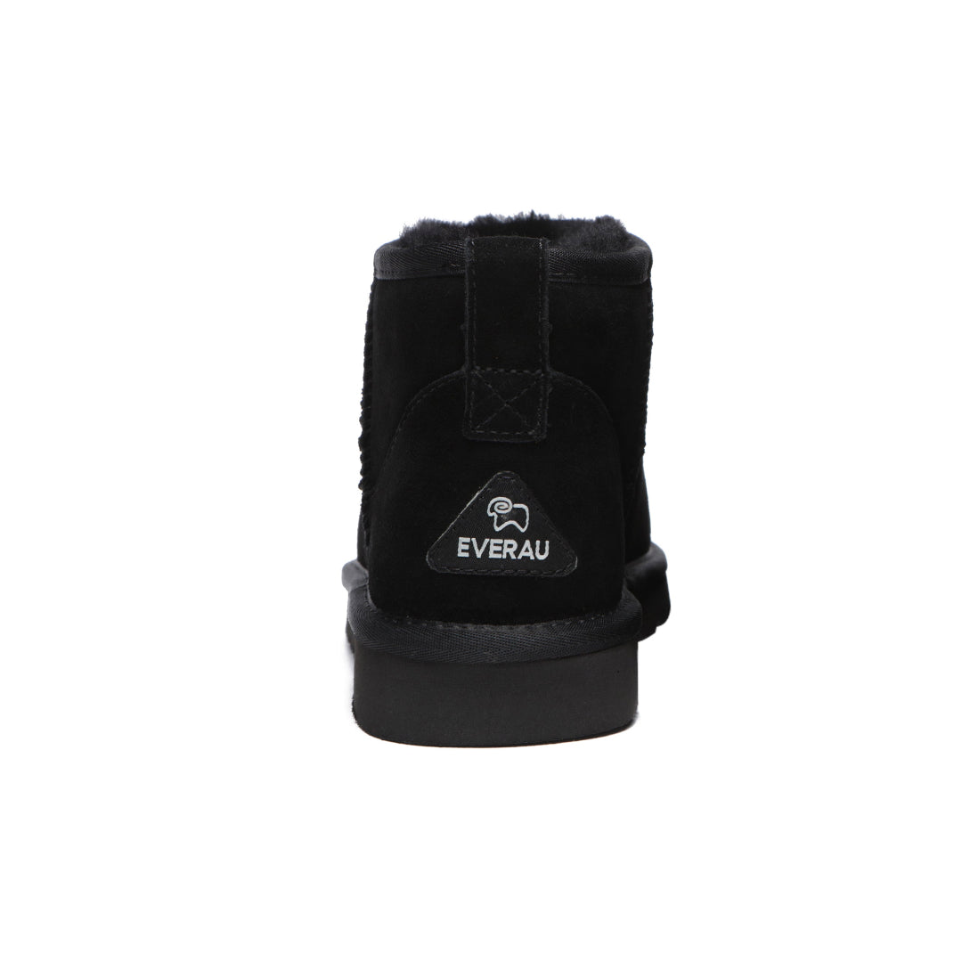 EVERAU Finch Black Ultra Mini Classic Boots Botki Czarne