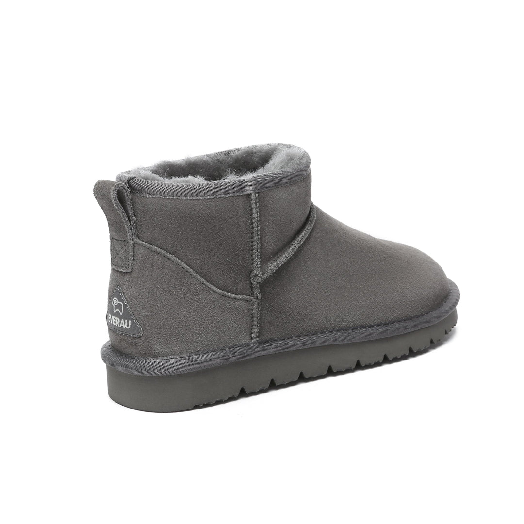 EVERAU Finch Grey Ultra Mini Classic Boots Botki Szare