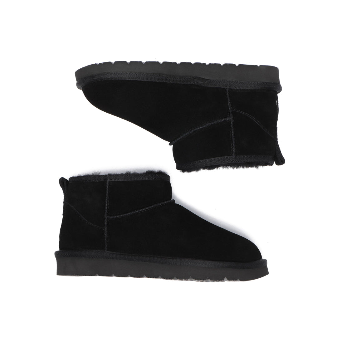 EVERAU Finch Black Ultra Mini Classic Boots Botki Czarne