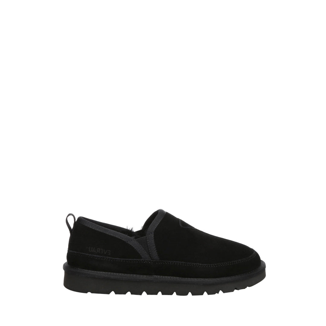 EVERAU Galah Black Slip On Niskie Botki Czarne