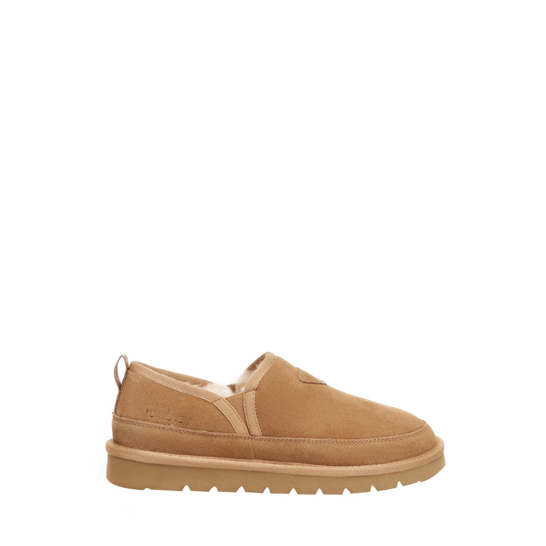EVERAU Galah Chestnut Slip On Niskie Botki Brązowe