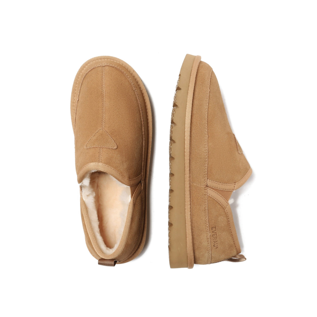 EVERAU Galah Chestnut Slip On Niskie Botki Brązowe