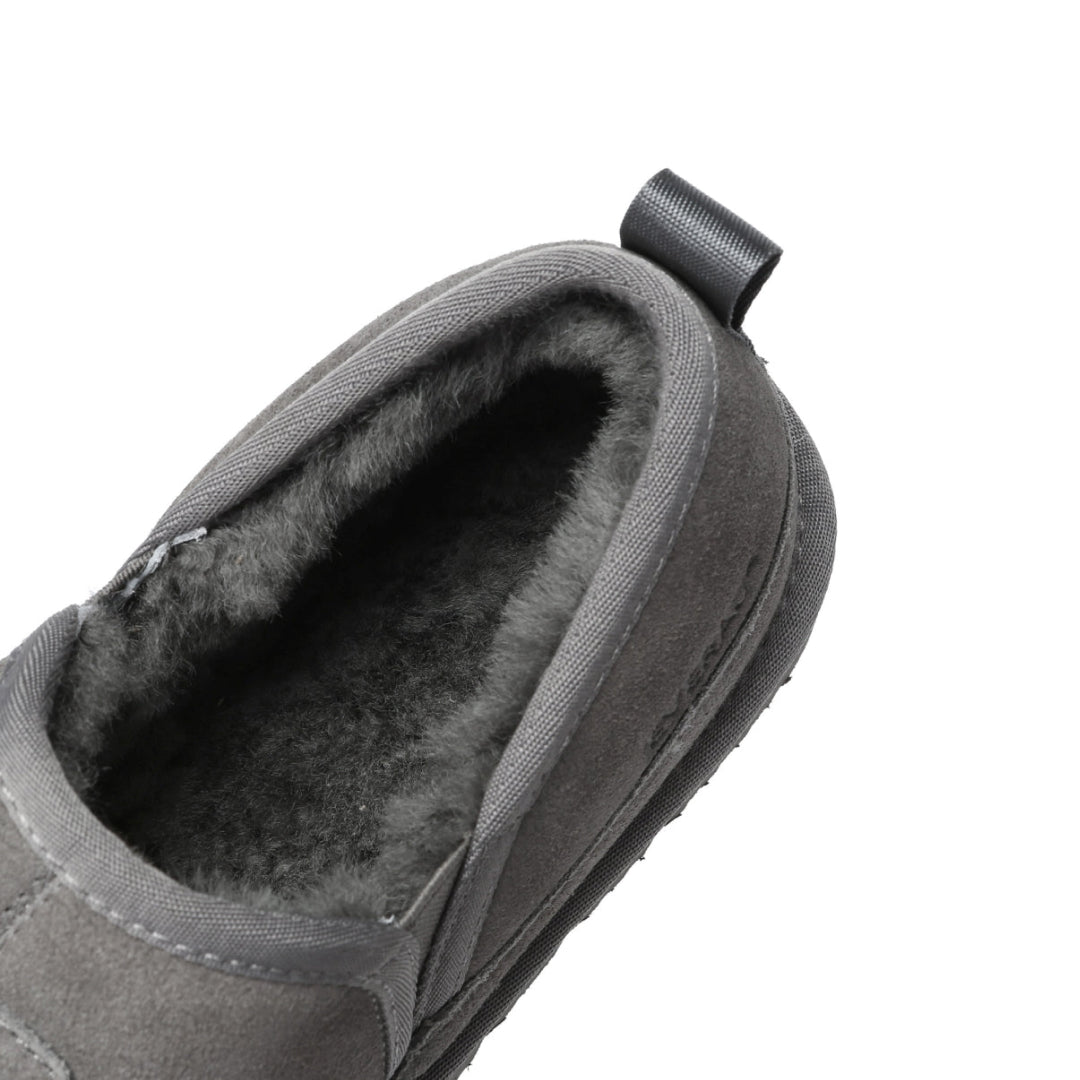 EVERAU Galah Grey Slip On Niskie botki Szare