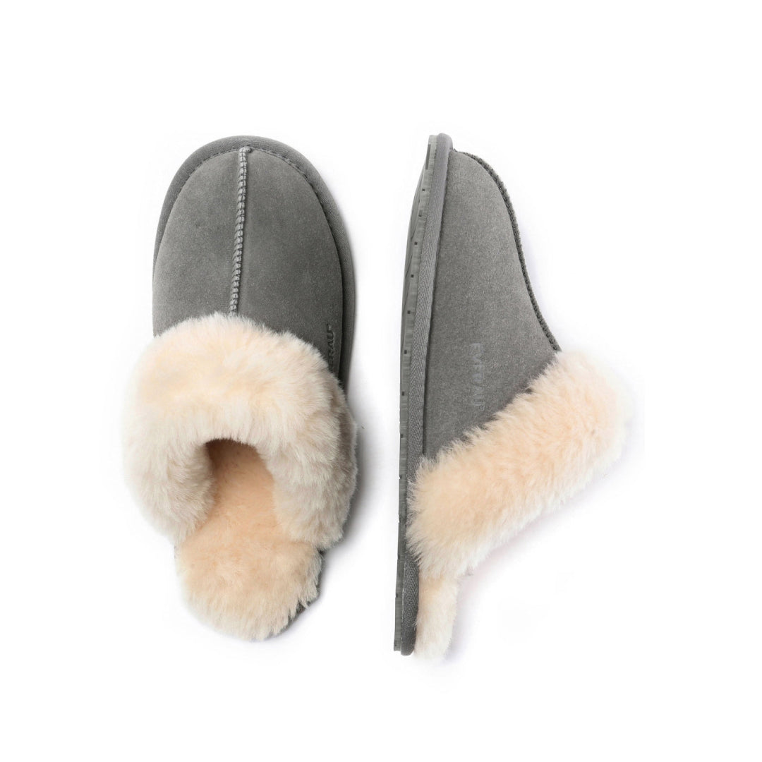 EVERAU Harrier Grey Slippers Kapcie Ciemno Szare