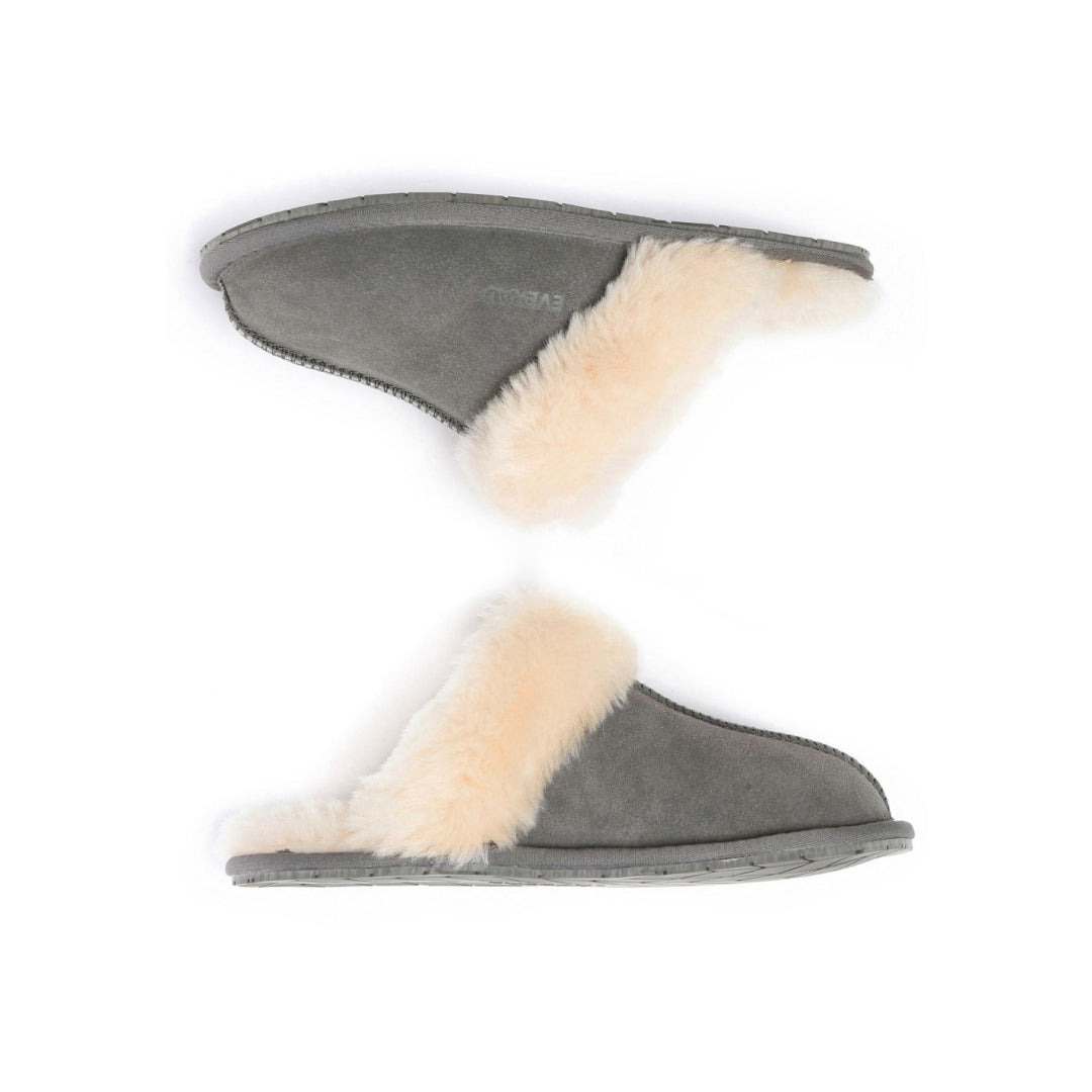 EVERAU Harrier Grey Slippers Kapcie Ciemno szare