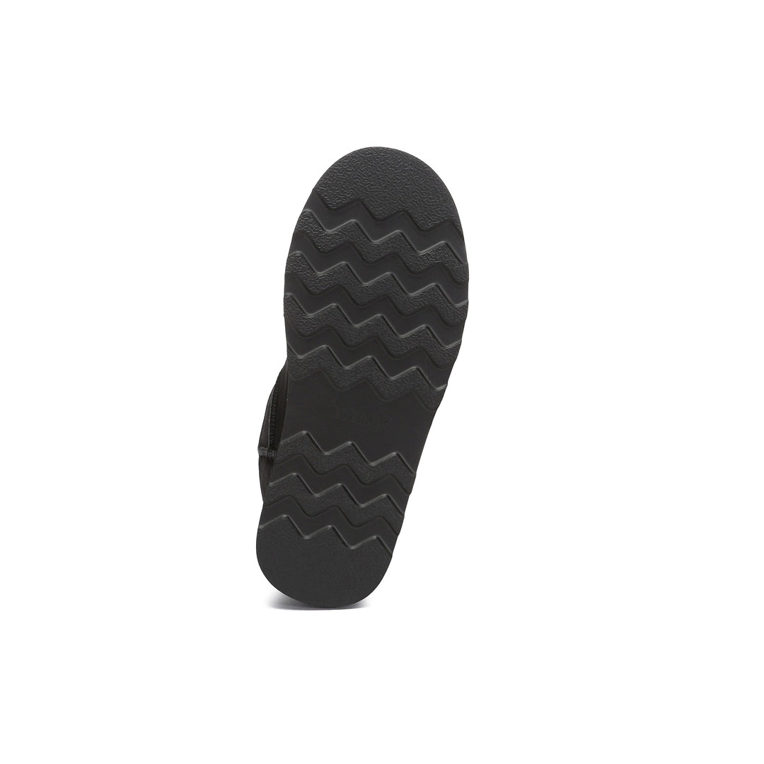 EVERAU Heron Black Ultra Mini Platform Boots Botki Czarne
