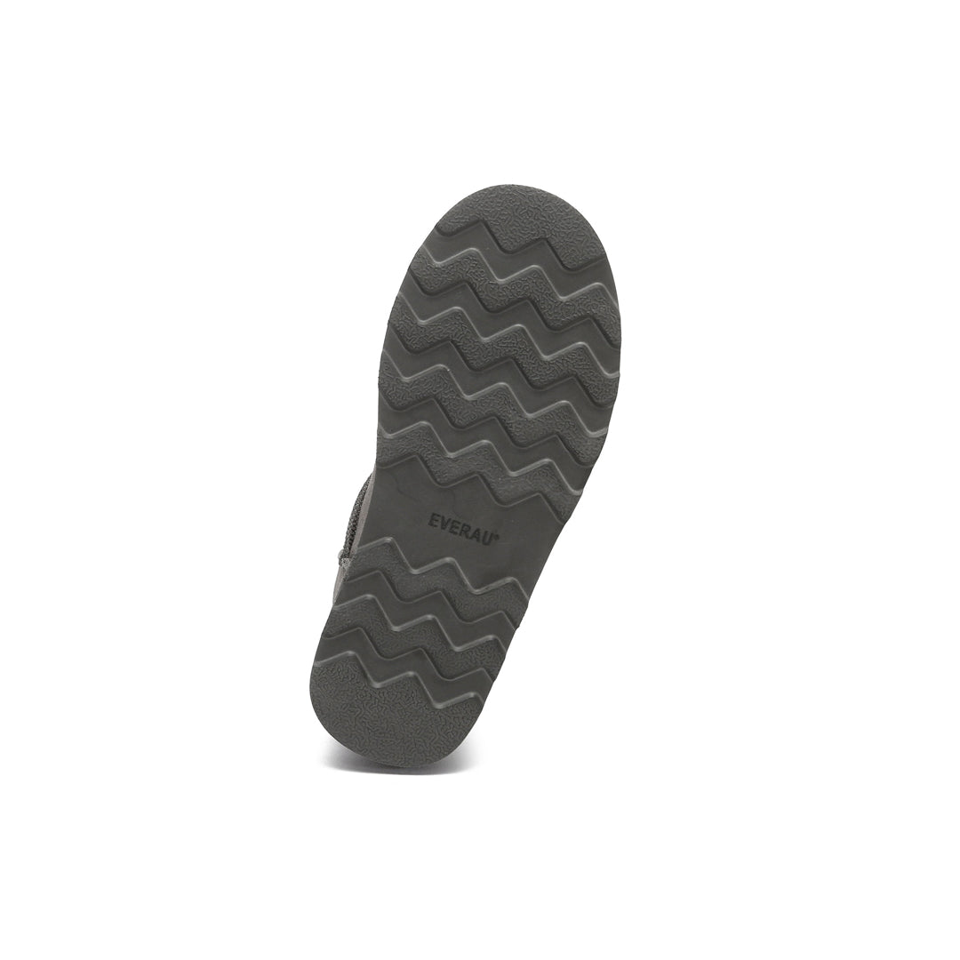 EVERAU Heron Grey Ultra Mini Platform Boots Botki Szare