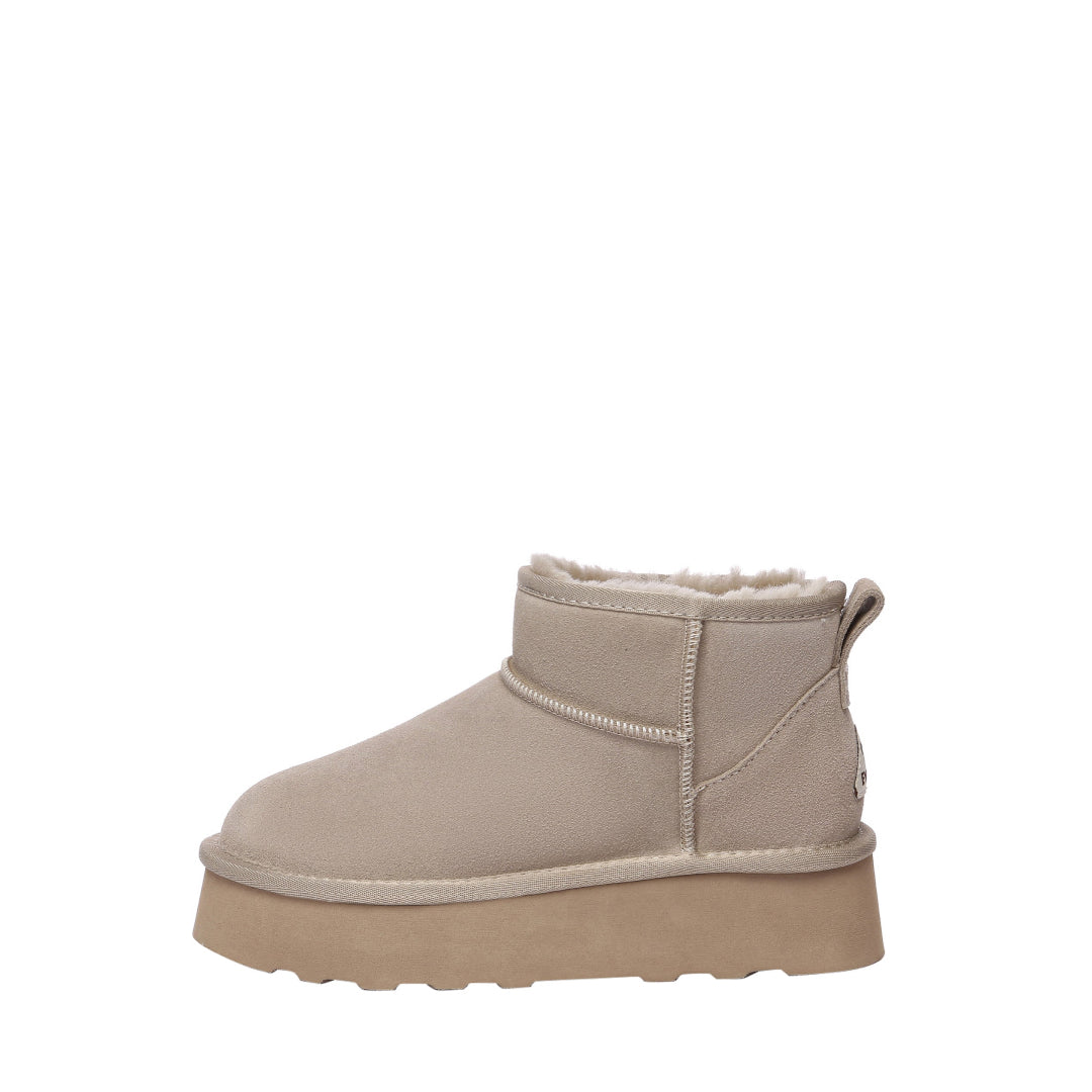 EVERAU Heron SandUltra Mini Platform Boots Botki Piaskowe