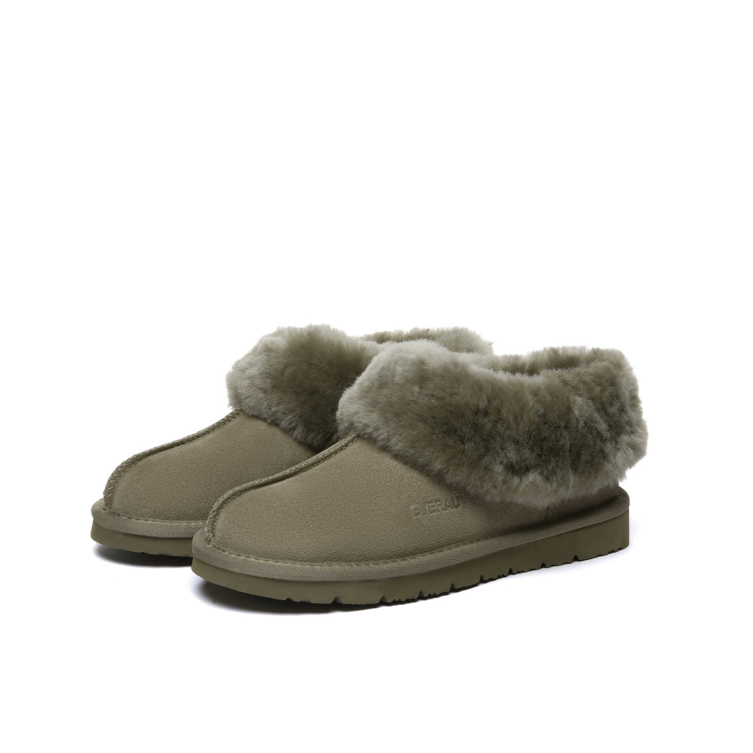 EVERAU Ibis Caribou Slippers Kapcie Zielone