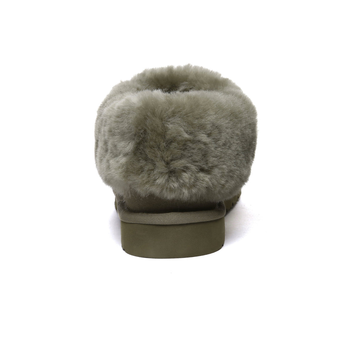 EVERAU Ibis Caribou Slippers Kapcie Zielone