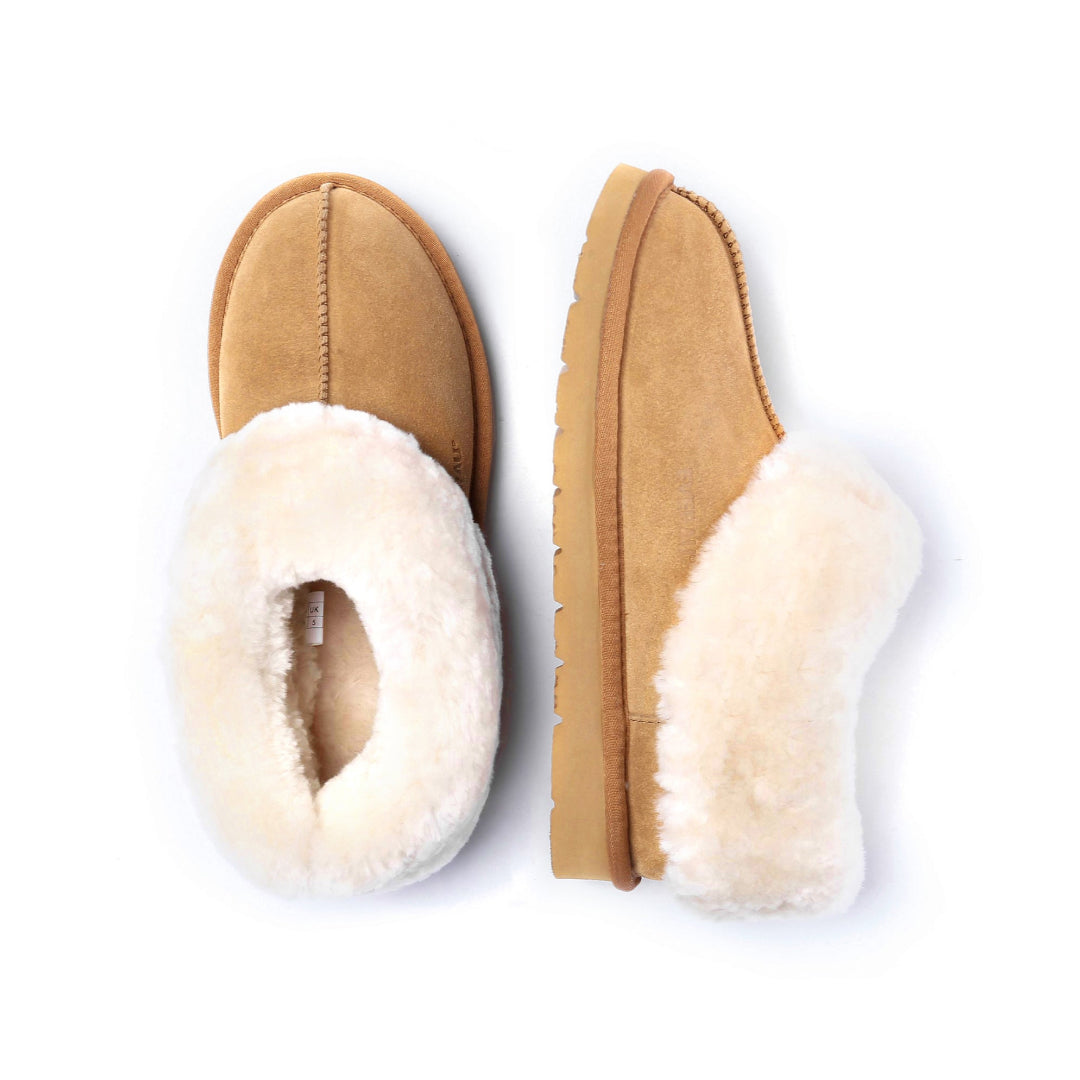 EVERAU Ibis Chestnut Slippers Kapcie Brązowe
