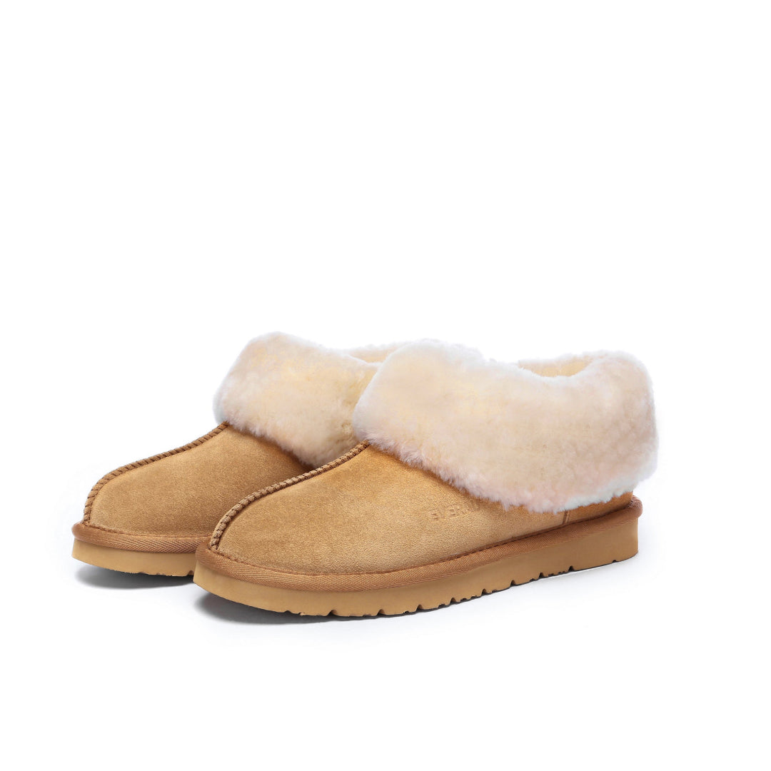EVERAU Ibis Chestnut Slippers Kapcie Brązowe