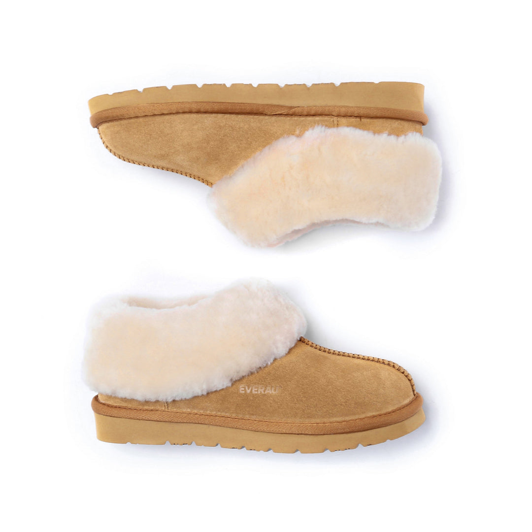 EVERAU Ibis Chestnut Slippers Kapcie Brązowe