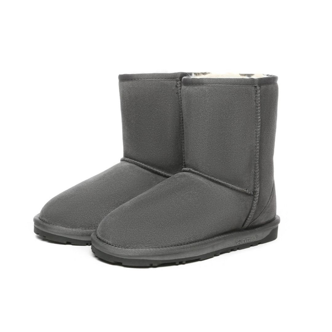 EVERAU Kookaburra Grey Short Classic Boots Botki Szare