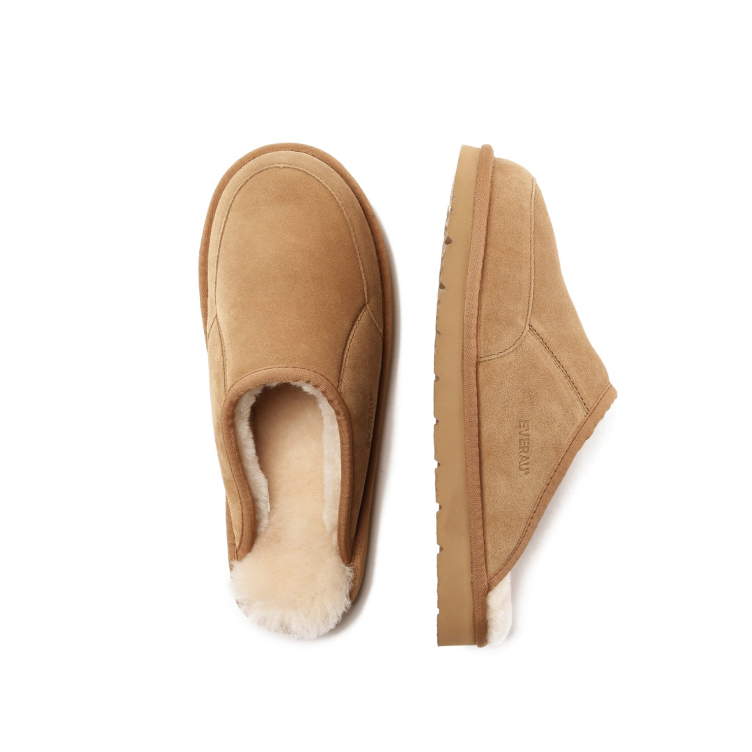 EVERAU Lark Chestnut Slippers Kapcie Brązowe