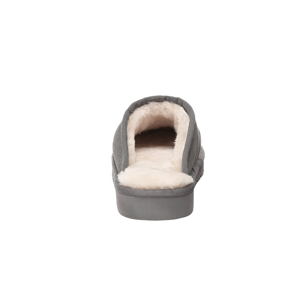EVERAU Lark Grey Slippers Kapcie Szare