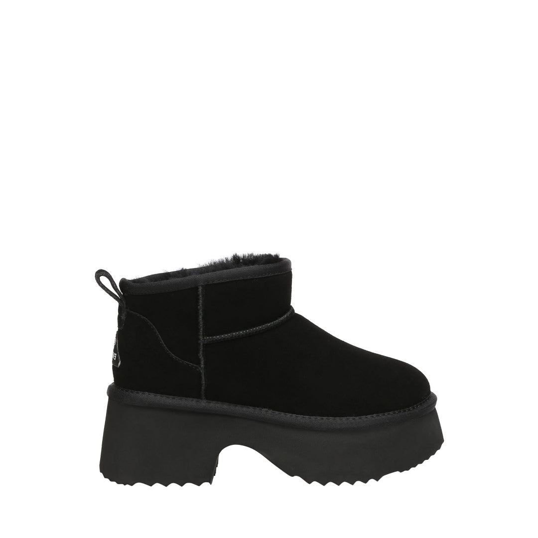 EVERAU Nicobar Black Mid Boots Botki Czarne
