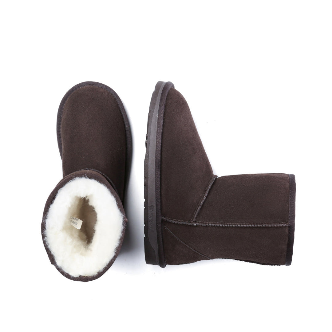 EVERAU Parrot Chocolate Short Classic Boots Botki Czekoladowe