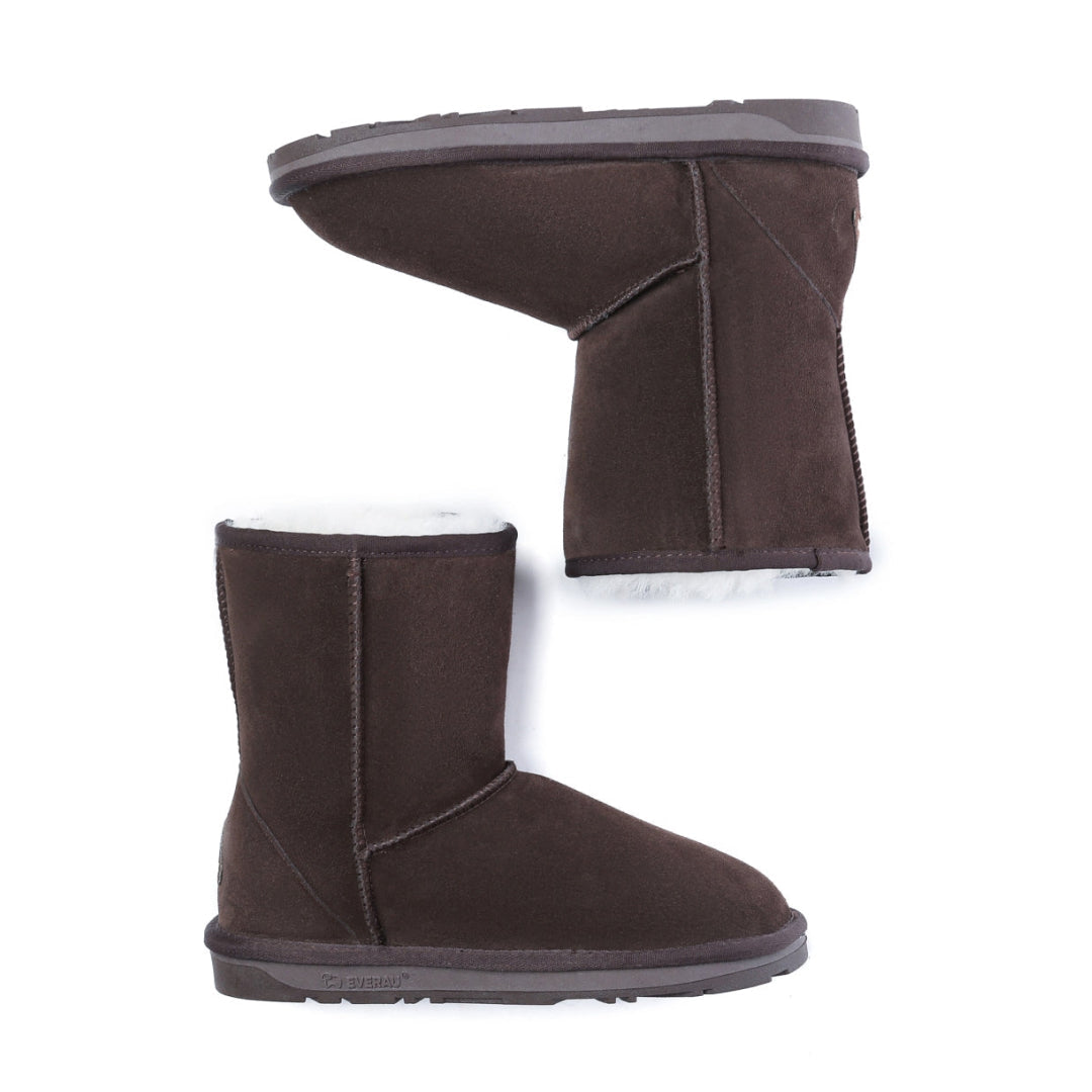 EVERAU Parrot Chocolate Short Classic Boots Botki Czekoladowe