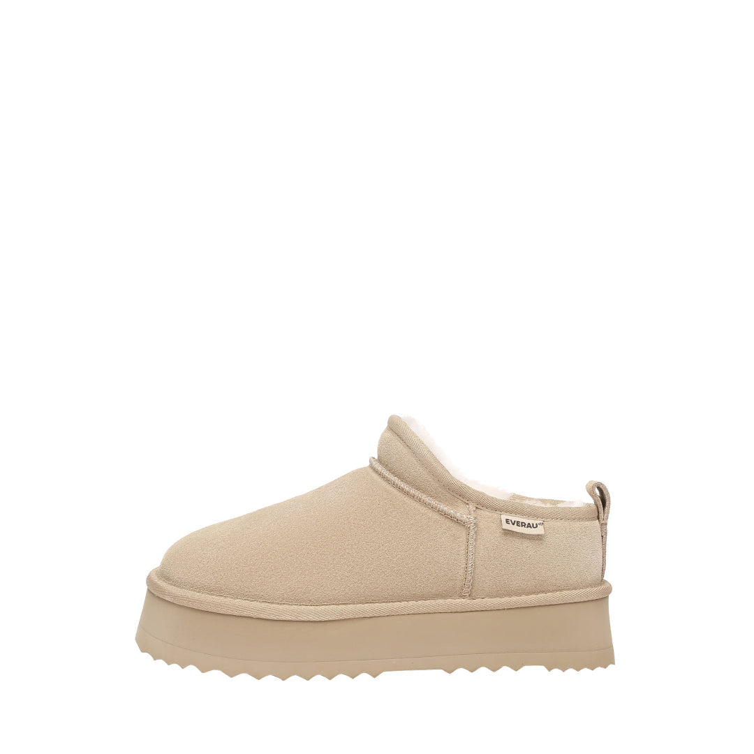 EVERAU Partridge Sand Platform Ultra Mini Boots Botki Beżowy