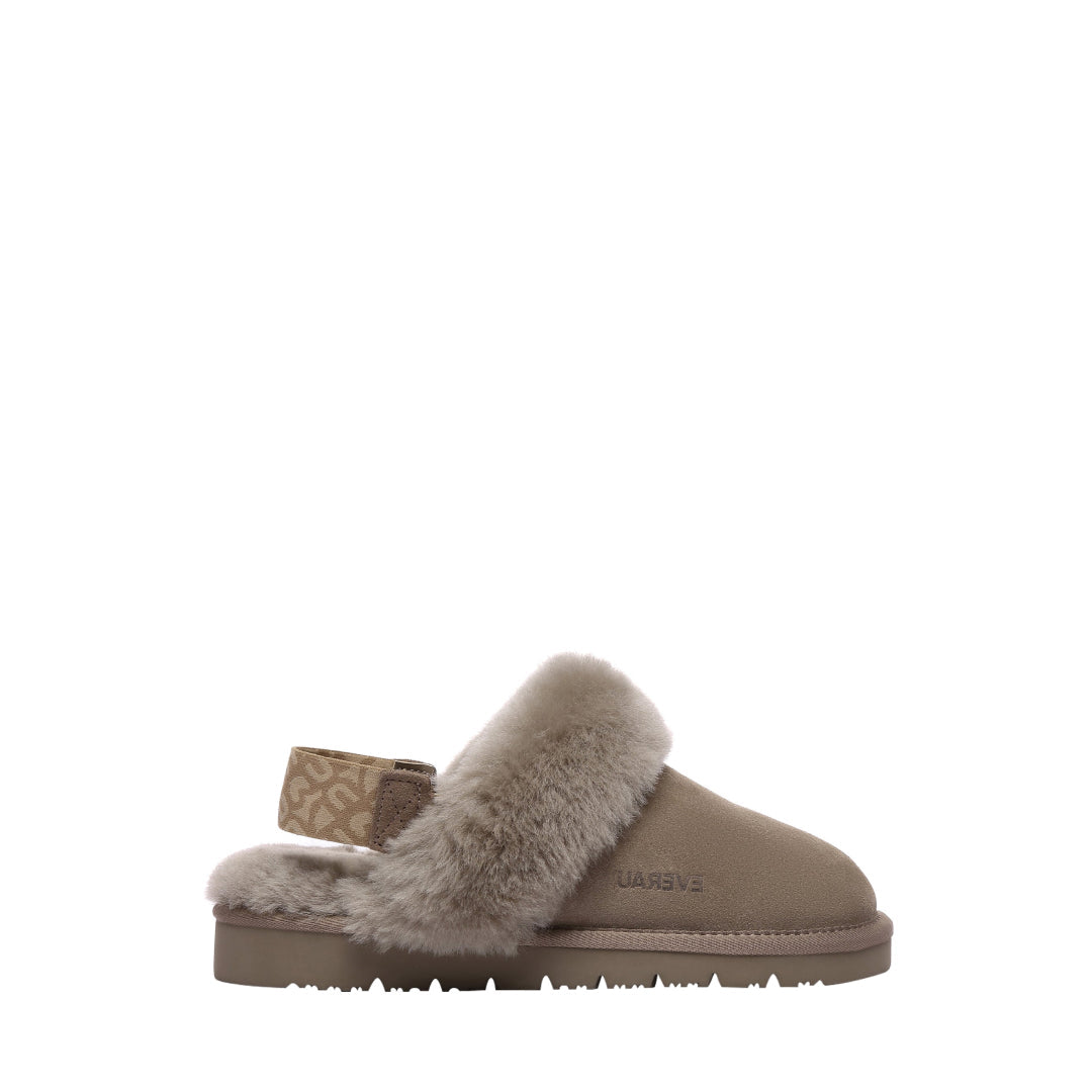 EVERAU Pelican Brown Slippers Kapcie Brązowe