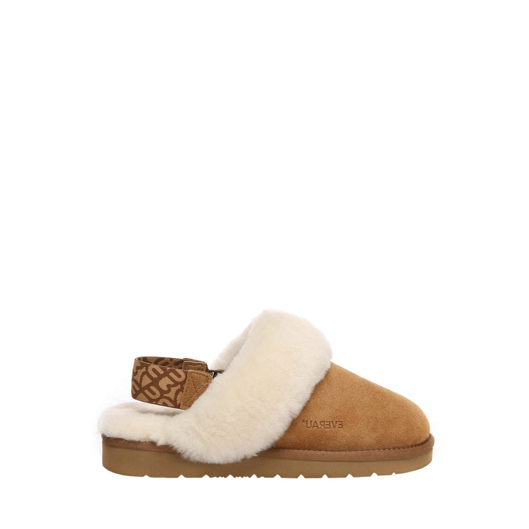 EVERAU Pelican Chestnut Slippers Kapcie Brązowe