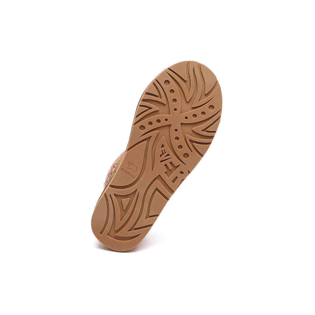 EVERAU Plover Chestnut Ankle Platform Boots Botki Brązowe