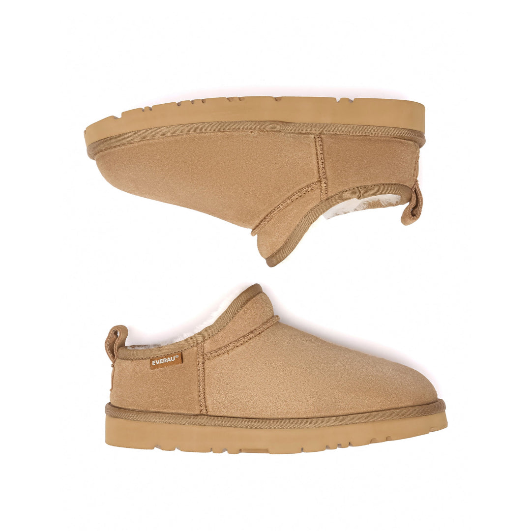 EVERAU Quail Chestnut Ultra Mini Boots Botki Brązowe