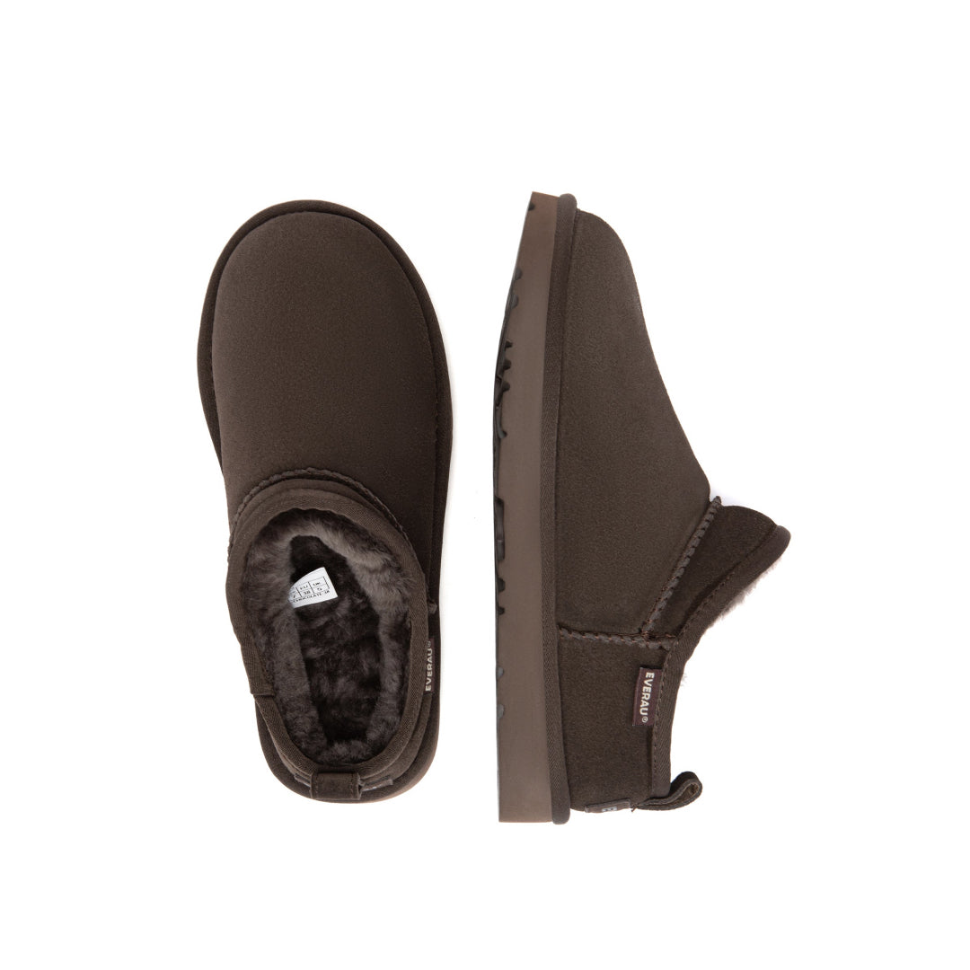 EVERAU Quail Chocolate Ultra Mini Boots Botki Czekoladowe