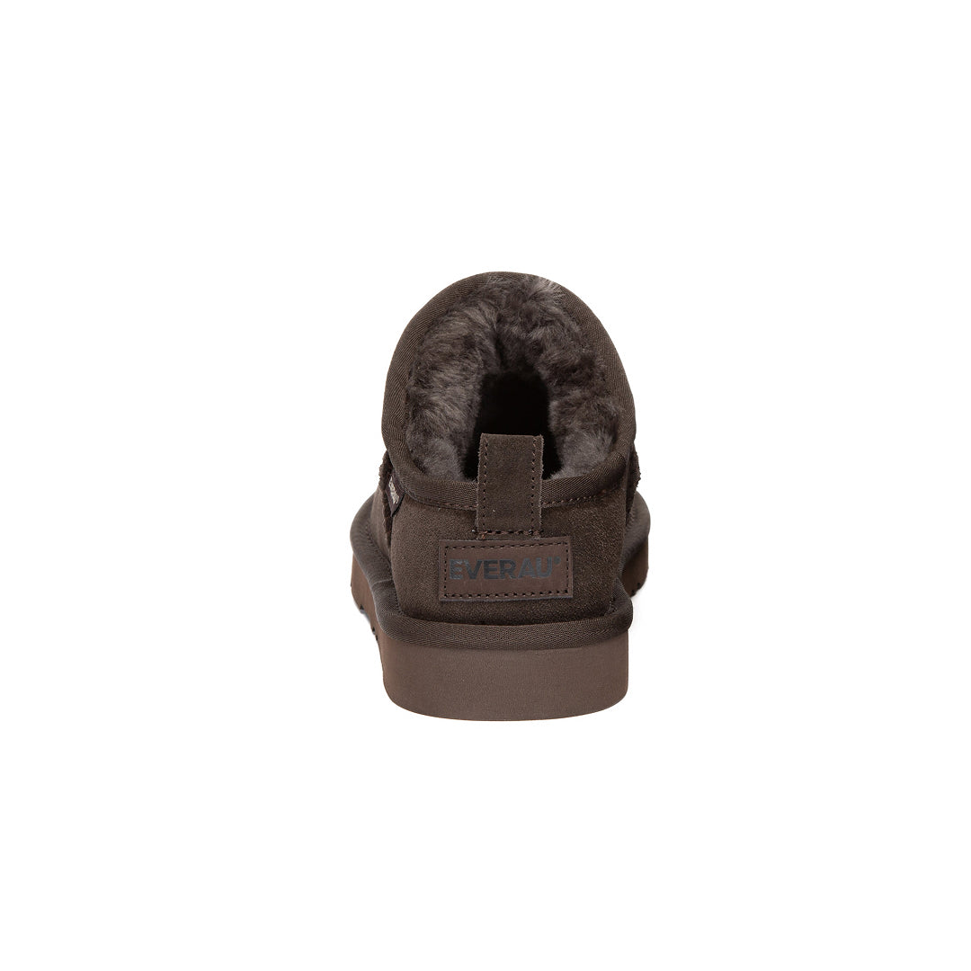EVERAU Quail Chocolate Ultra Mini Boots Botki Czekoladowe