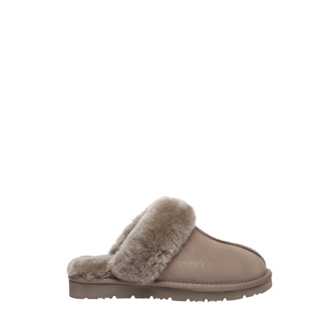 EVERAU Raven Brown Slippers Kapcie Brązowe