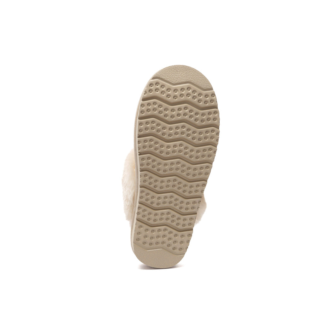 EVERAU Raven Sand Slippers Kapcie Beżowe