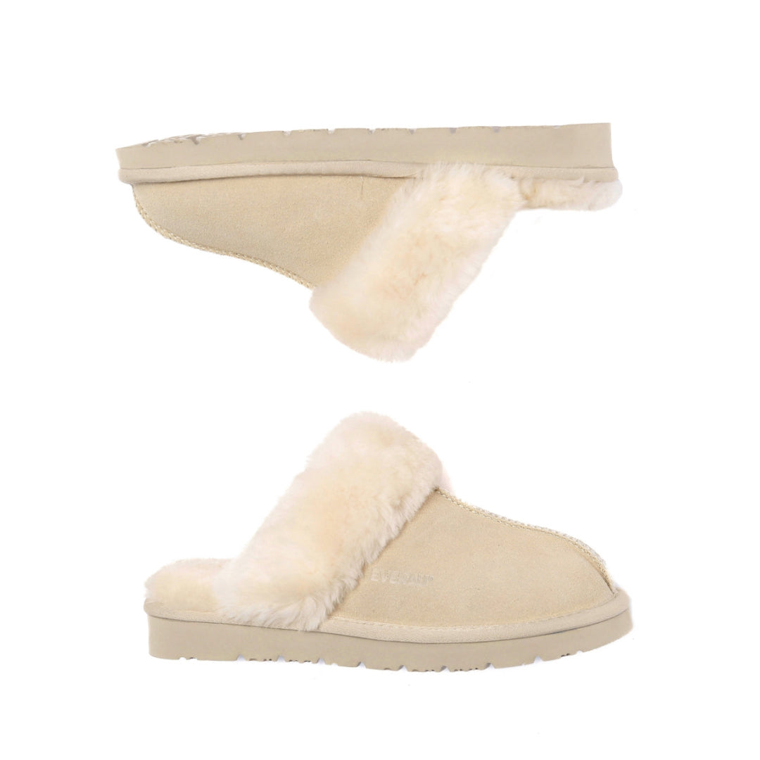 EVERAU Raven Sand Slippers Kapcie Beżowe